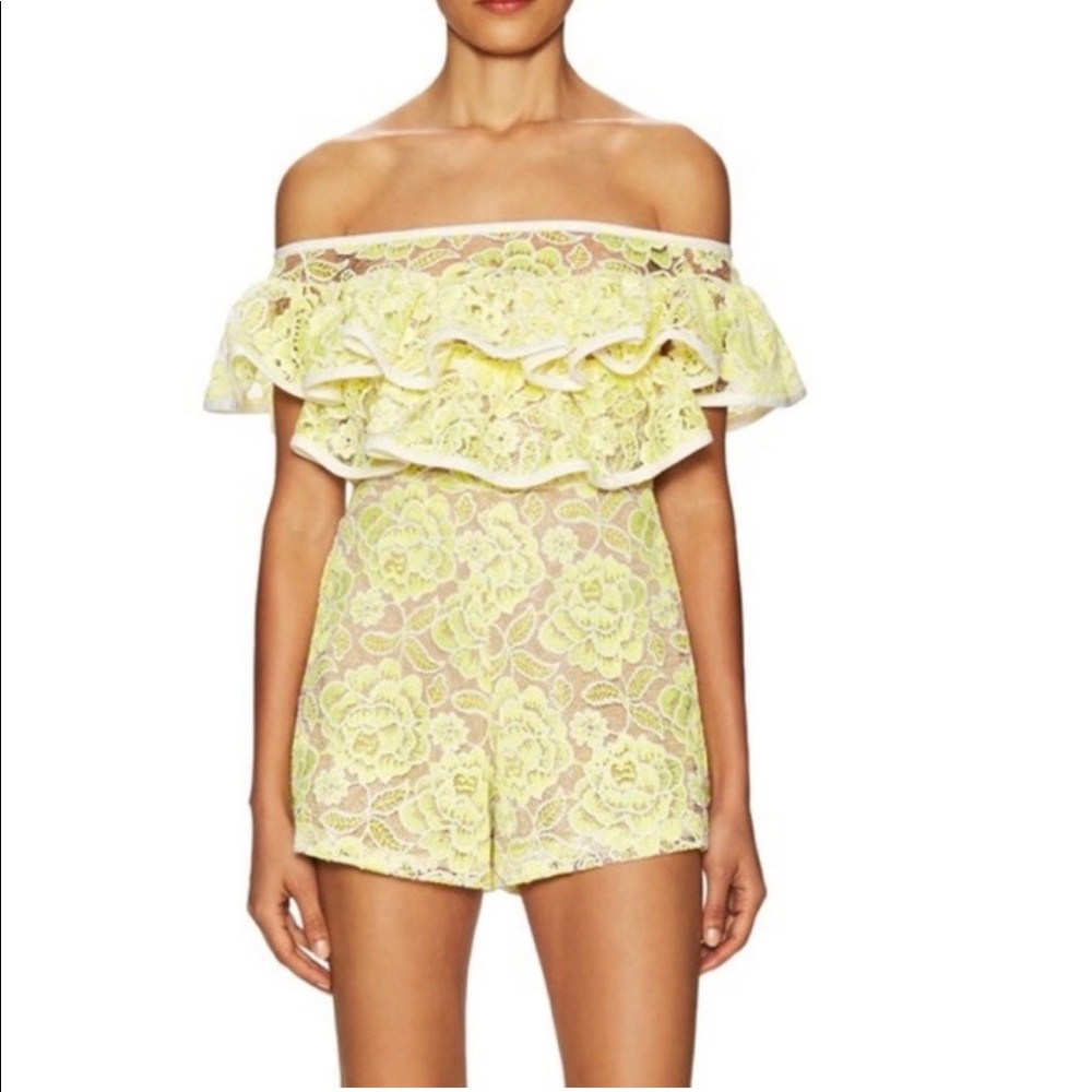 Alexis lace romper